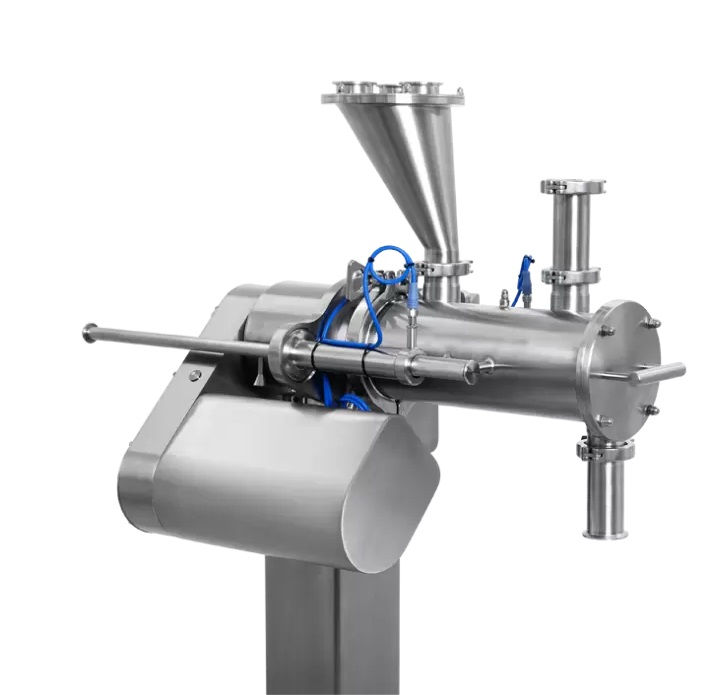 In-line continuous blender