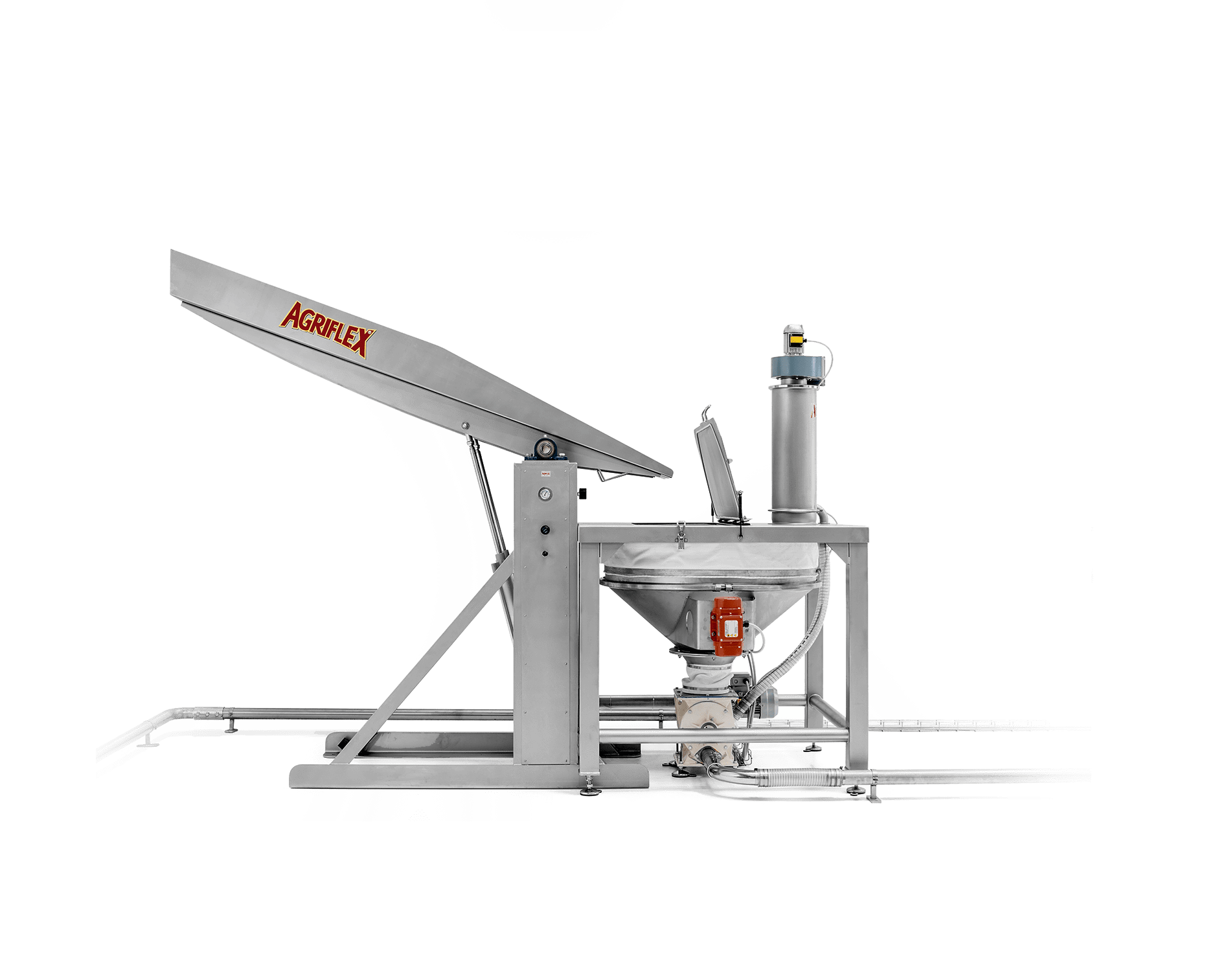 Bag Lifter and Emptying Station for Powder Transfer