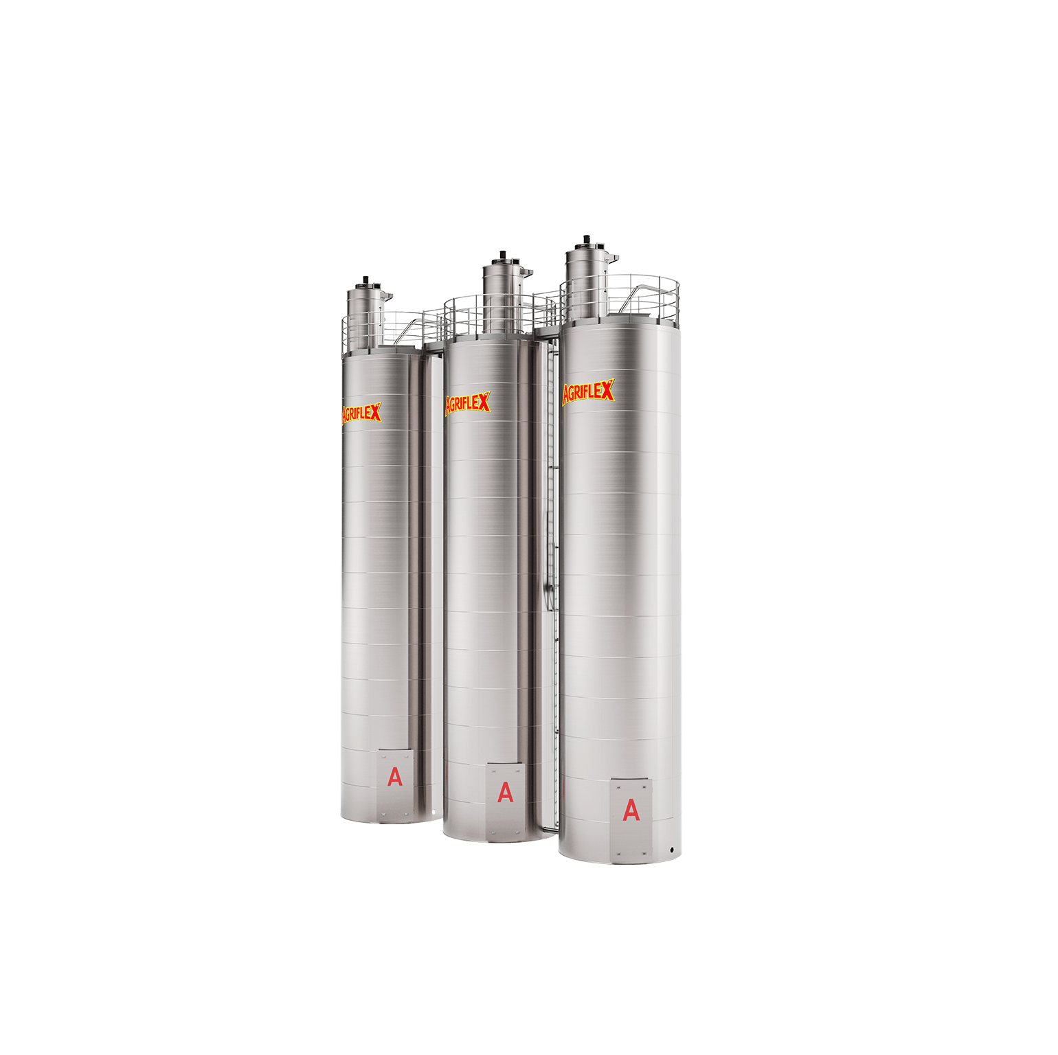 Stainless Steel Silos for Food Powder Storage