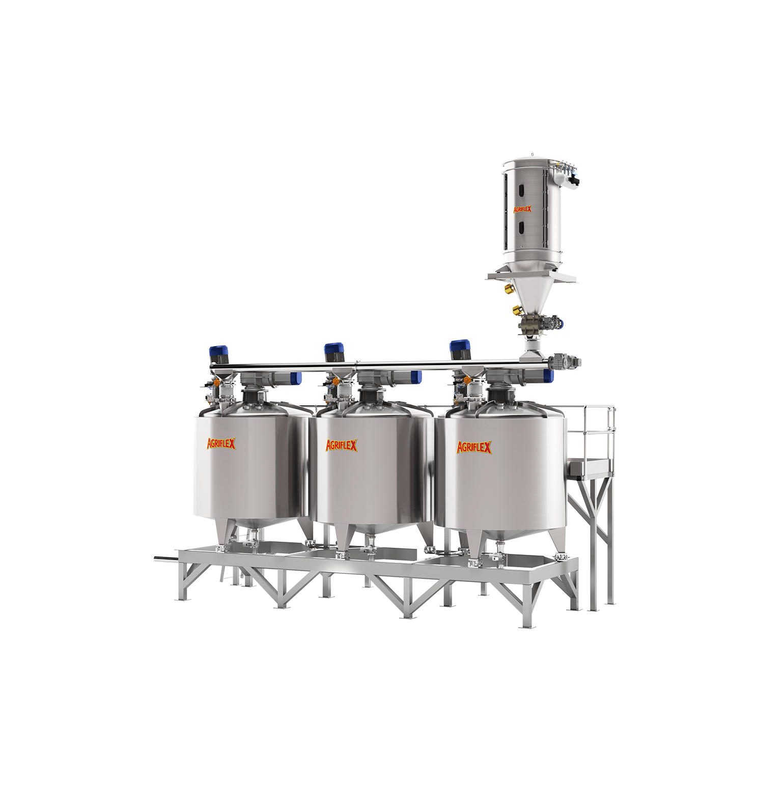 Przemysłowy system fermentacji naturalnych płynnych drożdży