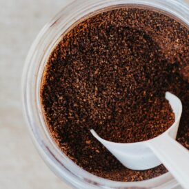 Ground coffee