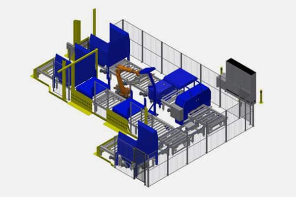 Automated Pallet Inspection and Sorting System with Robotic Handling