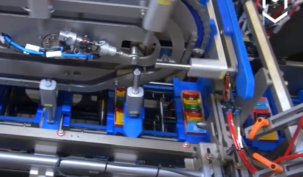 Increase cartoning speed for delicate chocolate bars